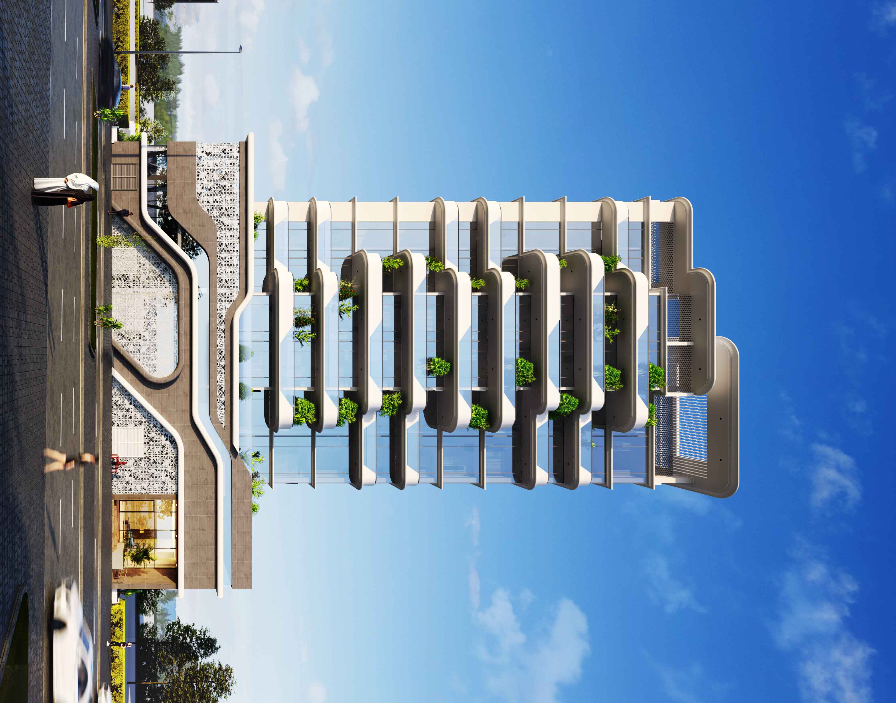 ( G+P+10+R) Residential Building​